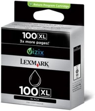 Lexmark 100XL Noir 14N1068E cartouche d'encre Authentique (TVA incluse)