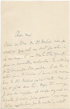 Marcel PROUST / Lettre