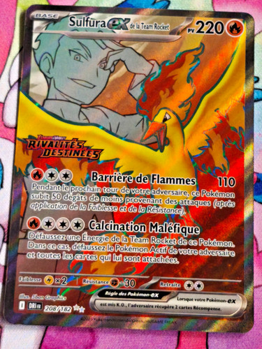 Carte pokémon sulfura de - carte,