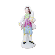 Ancienne Fève Allemande Personnage Biscuit 50mm Figurine Miniature de Poupée