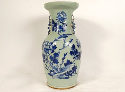 Vase balustre porcelaine - , chine
