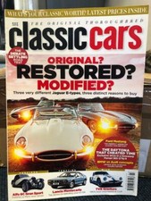 CLASSIC CARS  MAGAZINE MARCH  2013  