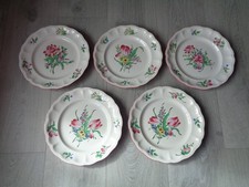 5 ASSIETTES PLATE KG LUNEVILLE