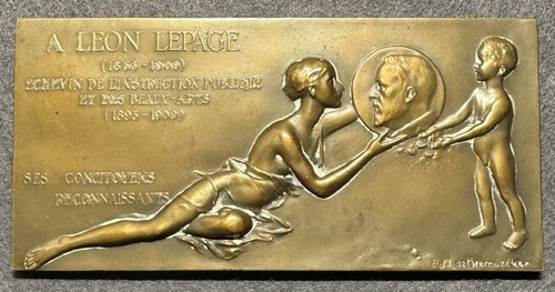 Médaille belge art nouveau - médaille,