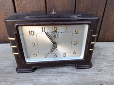 pendule horloge ancienne horlogerie Jaz bakelite vintage grenier