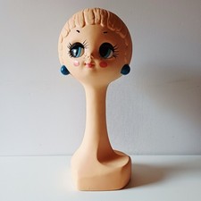 Tete a Chapeau TWIGGY, Annees 70 Vintage (N°1)