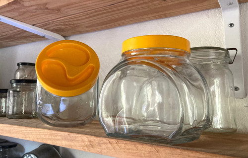 Lot bocaux en verre - bocaux,