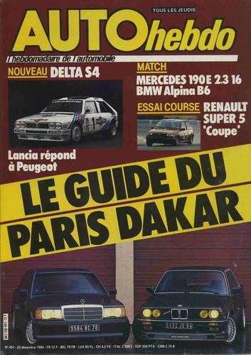 Lot auto hebdo 449 - lot, n°449-450-451
