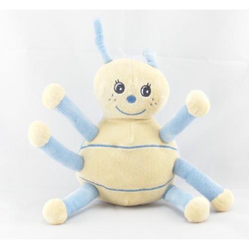 Doudou coccinelle bleu avec - coccinelle,