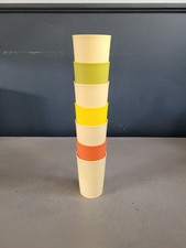 Lot de 7 verres en plastique Tupperware