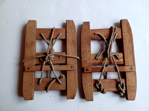 Ancienne paire raquettes a - paire,