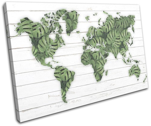 Monstera world map - map, maps