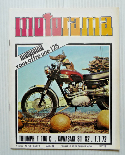 Revue motorama avec poster - motorama,