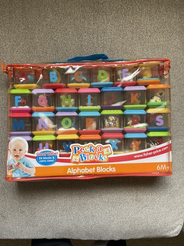 Fisher price peek boo - price, blocks