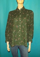 BURBERRY chemise femme vintage en coton et laine taille 40 FR