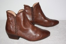 KICKERS Low Boots cuir marron