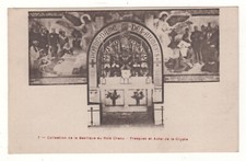 CPA 88 - BASILIQUE DU BOIS CHENU : FRESQUE ET AUTEL DE LA CRYPTE (VOSGES)
