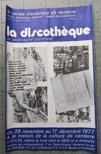 Affiche, Centre Dramatique De Nanterre, La Discothèque 