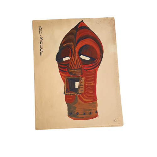Lot dessins masques - lot,