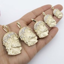 Coupe Diamant Visage Pendentif