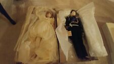 NIB Lady Diana & Prince Charles 19 inch Porcilan Dolls By Lady Ann Pristine Con.