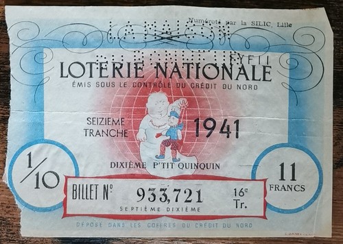 Billet loterie nationale - de,