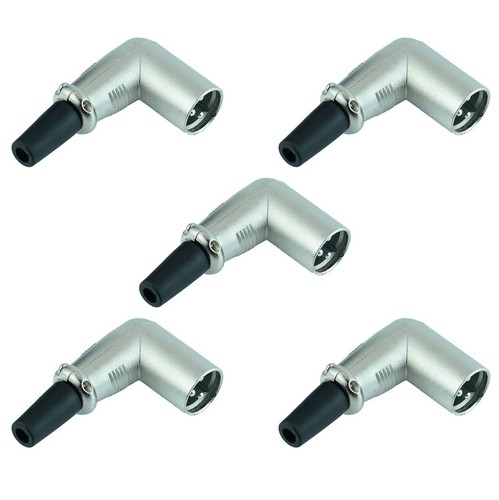 Fiche xlr mâle équerre - fiche,