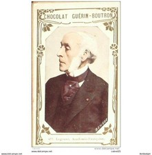 Chromo chocolat Guerin Boutron (celebrites) Legouve Ernest Académie 477