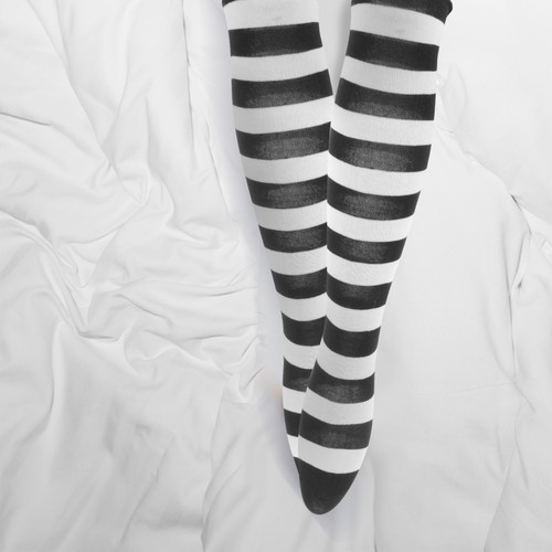 Paire chaussettes hautes à - paire,
