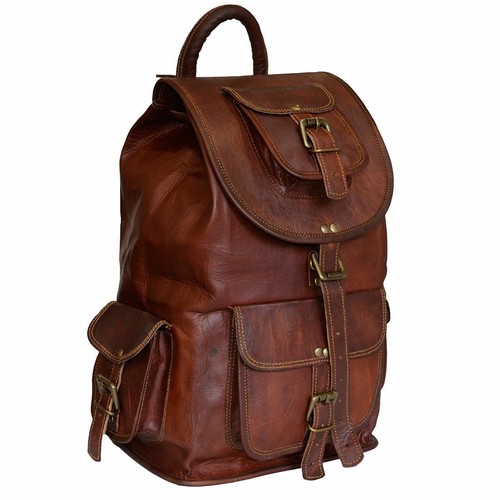 Sac dos vintage cuir - à, en