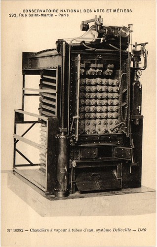 Cpa paris cnam chaudiere - paris,