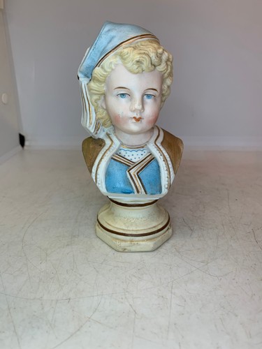 Ancien buste enfant - ancien, buiscuit
