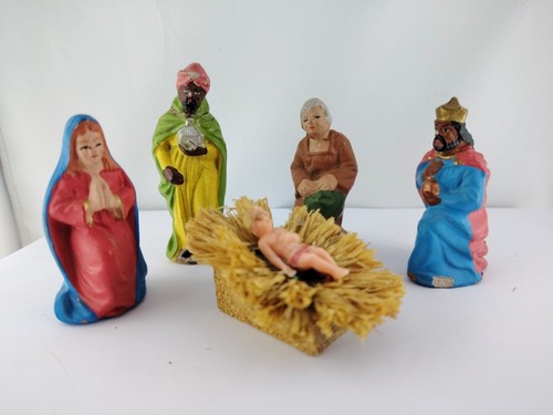 Santons résine lot - de, 9