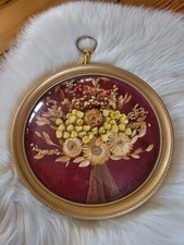 CADRE ROND FLEURS SÉCHÉES