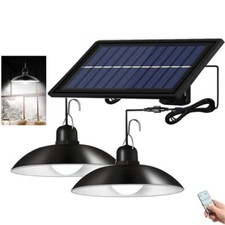 Lampe Solaire Extérieur Suspendue + Télécommande 3 Luminosité Mode + câble 3M
