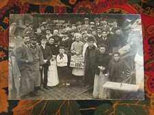 cpa carte photo 75 les halles