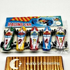 Vintage Japan Tin Racing Cars