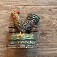 Cale Porte Ancien En Fonte Coq