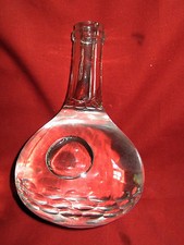 tres ancienne bouteille vide en verre liqueur cusenier