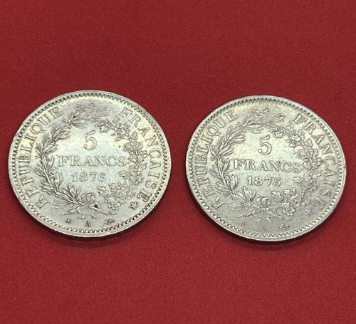 Pièces argent francs - 2, 5