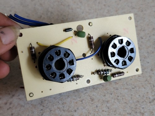 Final unit board for tubes - final,
