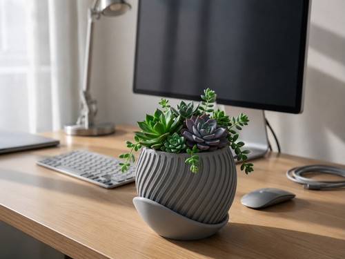 Petit pot fleurs table - pot, de
