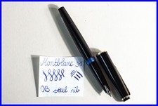 Beau MONTBLANC N° 31 Stylo À Piston De 1963 Avec Une Plume En Acier OB Intarsia