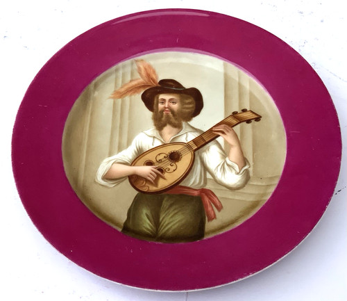 Ancienne assiette porcelaine - ancienne,