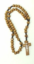 2 x chapelet en bois d'olivier