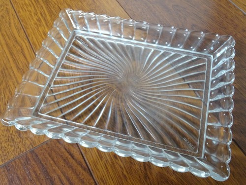 Baccarat ancien plat - plat, en