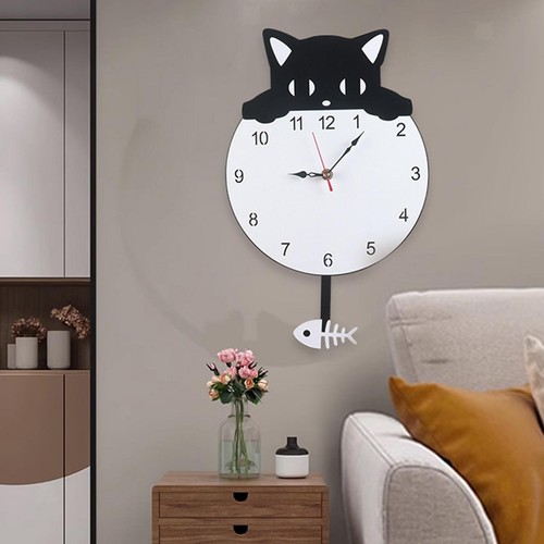 Horloge murale pendule - , chat