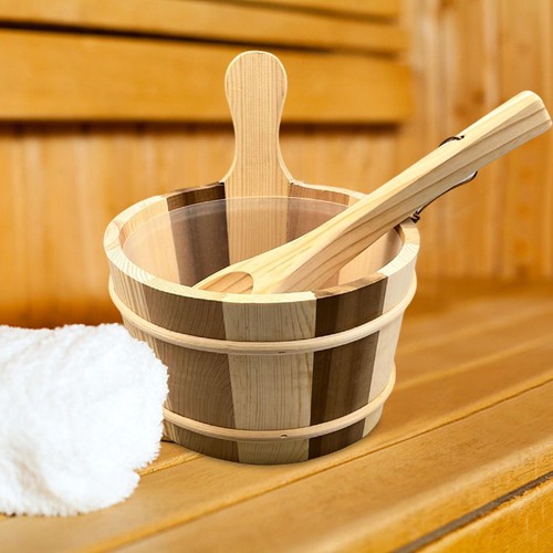 Seau louche sauna en - seau,
