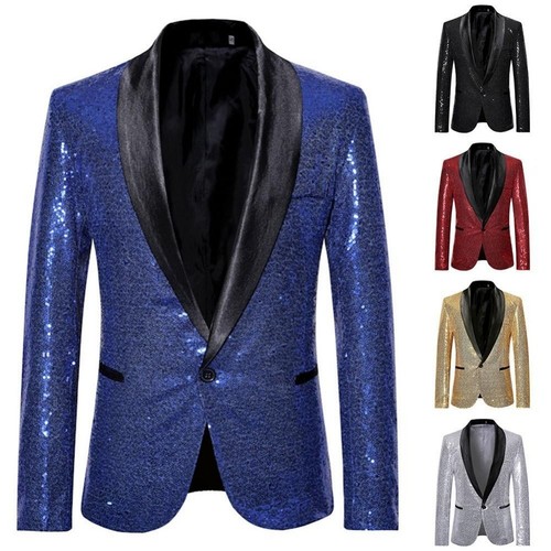 Veste blazer homme paillettes