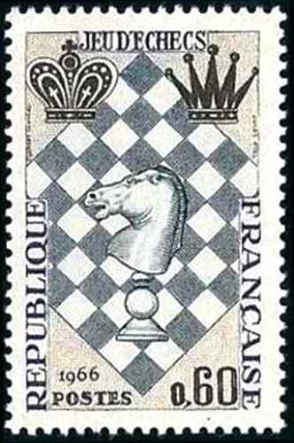 Timbre echecs france 1480 - france,